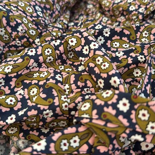 Petal BODEN  paisley tiered shirt dress 8L