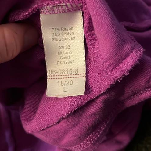 Krass&co Dreams and  18/20 sweatshirt like purple cardigan (#1982)