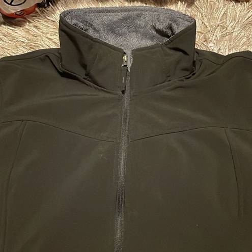 Free Country  Black Zip Up Jacket Size XL