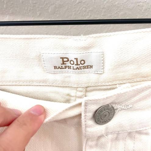 Polo NWT  Ralph Lauren Avery Boyfriend Jean In Beaded Ivory Size 24