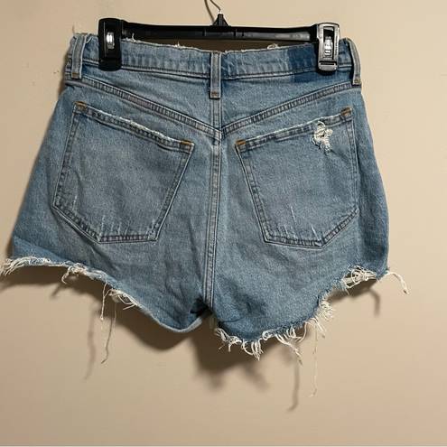 Abercrombie & Fitch  Curve Love High Rise Jean Shorts- Size 8 (29)