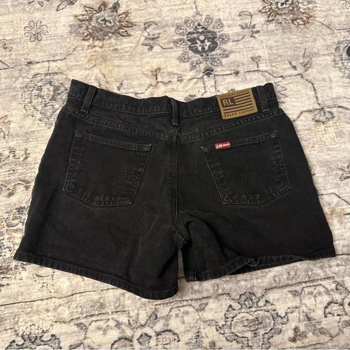 Polo Womens vintage black denim 5” Saturday shorts by  Ralph Lauren size 12