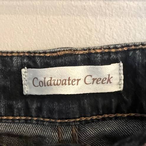 Coldwater Creek  Women’s Dark Wash Straight Leg Jeans Size 14