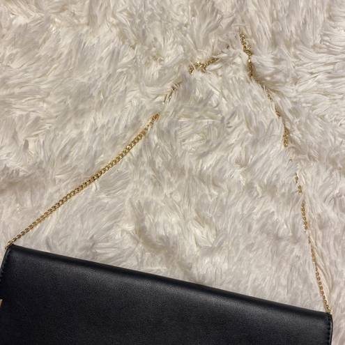 Nine West  Envelope Clutch Bag Black/Gold