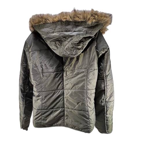 Gallery Giacca  Puffer Jacket Parka Coat Faux Fur Hoodie Winter Jacket M