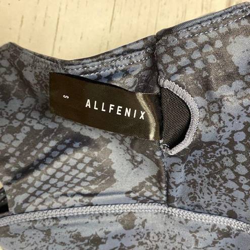 Anthropologie All Fenix Python Snakeskin Yoga Racerback Sports Bra