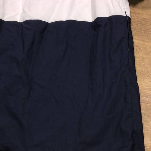 Crown & Ivy  size small navy & white dress