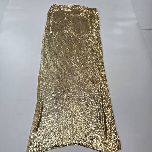 Lovers + Friends  Sascha Maxi Skirt in Gold