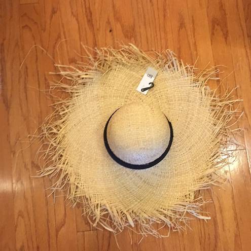 BP  straw large brim hat