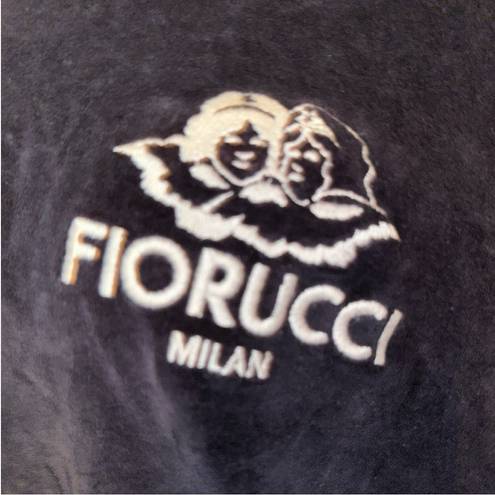 Fiorucci  Velour 1/4 Zip Sweatshirt Size L