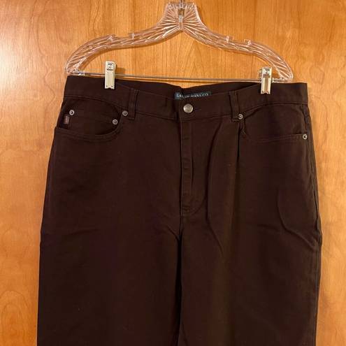 Ralph Lauren Women Lauren Jeans Co Jeans Pants Dark Brown Vintage NWT Size  16 - $80 New With Tags - From Kate