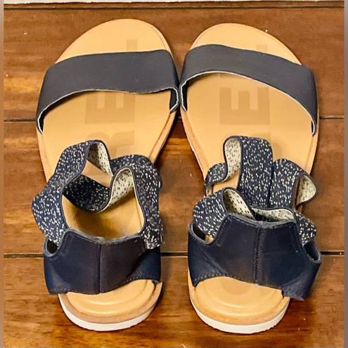 Sorel NWOT  Ella II Sandal Navy Sz 8