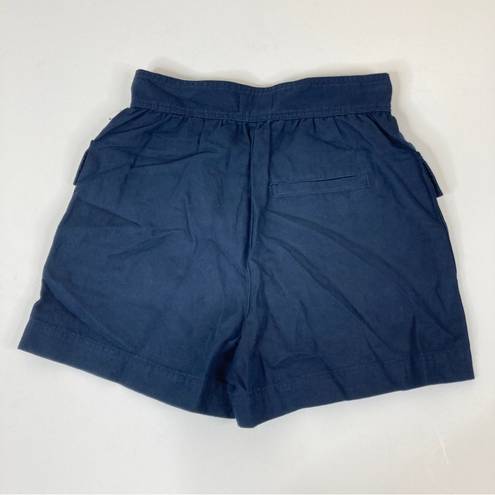 Joie  | Cotton Linen Navy Midnight Hemlock High Waist Shorts