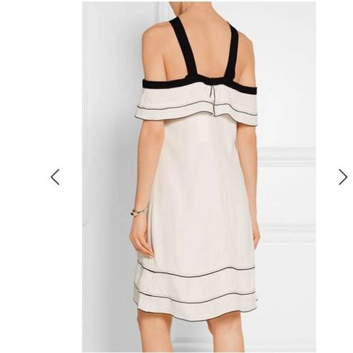 Proenza Schouler NWT.  Off-the-shoulder bow crepe mini dress