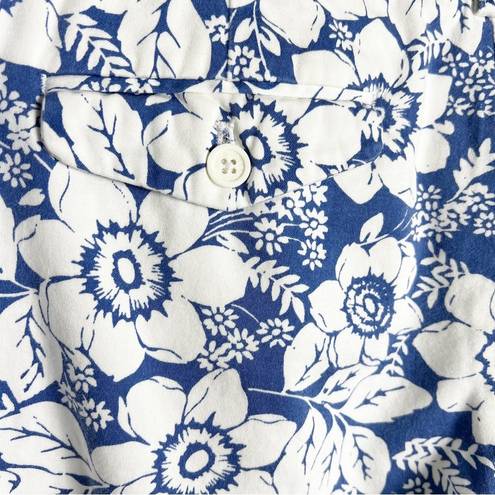 Krass&co NY &  - Blue & White Floral Capri Pants - Sz. 8