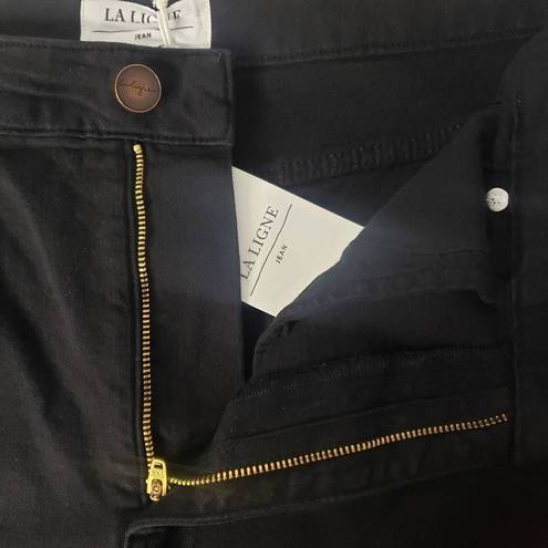 La Ligne The Meredith Cropped Flare Black Size 30