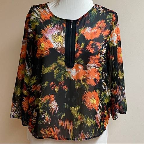 August Silk  Multi Color Blouse/Top