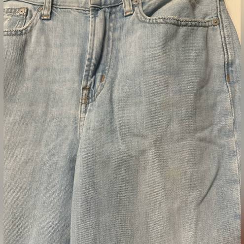 Madewell  perfect vintage high rise straight legs jeans in light wash Size 26 EUC