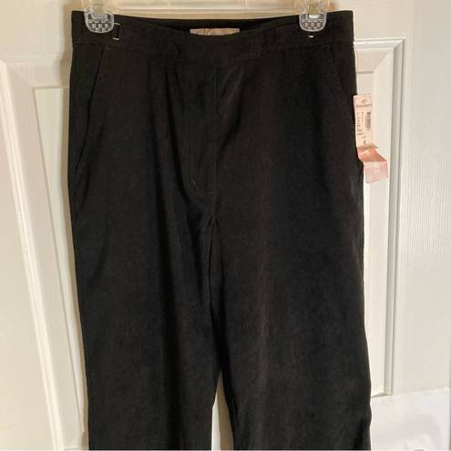 Dress Barn Vintage Deadstock ladies black dressy straight leg pants, , tags, sz 6