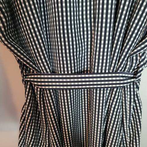 Victoria's Secret  Black and White Gingham Robe