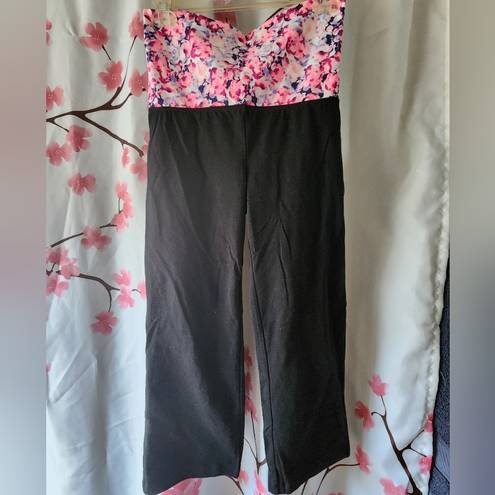 PINK - Victoria's Secret NWOT Victoria's Secret PINK Yoga Foldover Floral Capris Pants Size XS TP Petite