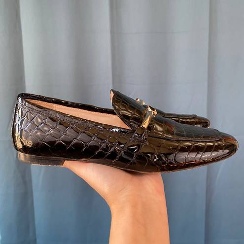 Kate Spade Lana Croc Embossed Loafers