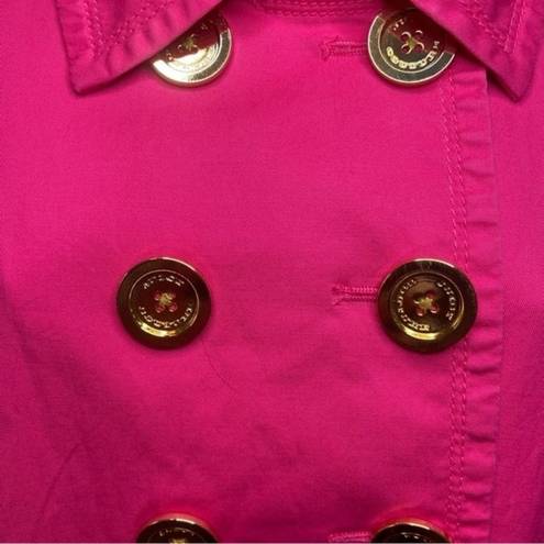 Juicy Couture  Pink Fuchsia Trench Coat Size XL