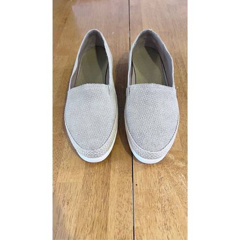 Palms DONALD J. PLINER  WOMENS TAUPE SUEDE ESPADRILLE LOAFERS SHOES SZ 8.5