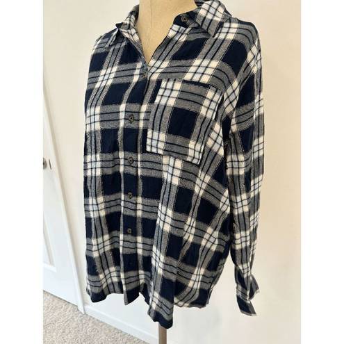 Style & Co  Women's Plaid Button-Up Shirt 1X