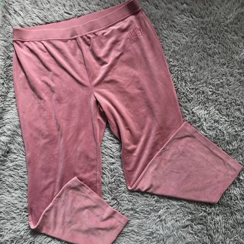 Juicy Couture OG Blushing Pink Velour Track Sweatpants