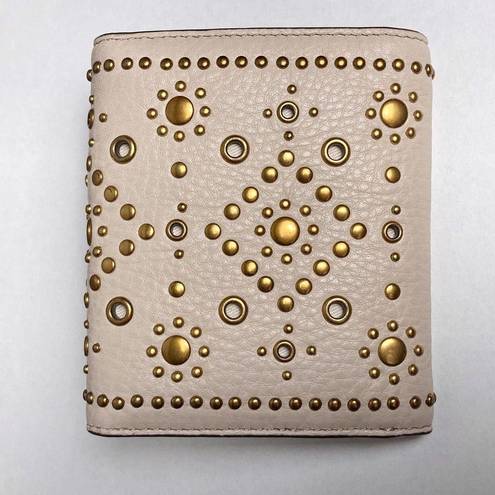 Polo  Ralph Lauren Leather Trifold Heavily Studded Western Wallet