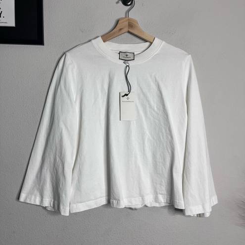 Tuckernuck  NEW Adler White Boxy Swing T-shirt Size S