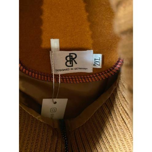 Banana Republic NWT  Jacket 2XL Germany Camel Wool Blend Outdoor Button Ribbed