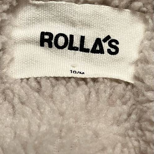 Rolla's Rolla’s Light Blue Wash Denim Sherpa lined Jacket, size Medium.