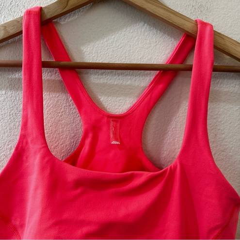 Free People Movement Womens Never Better Racerback Bra Size M Neon Coral