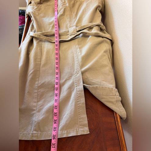 Polo  Ralph Lauren 100% Cotton Mid Trench Coat Size L