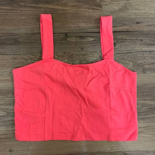 Love Culture Pink Bralet Crop Top Large