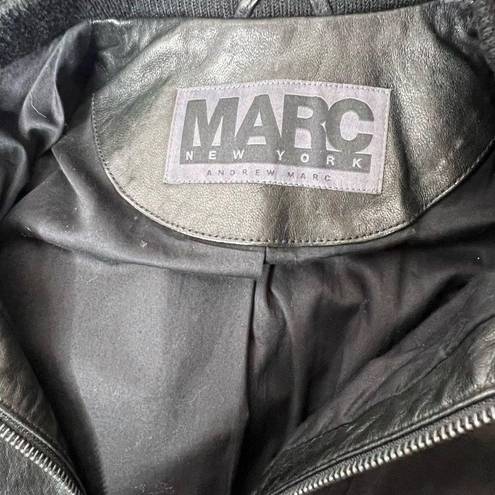 Marc New York Marc NY Andrew Marc Leather Coat