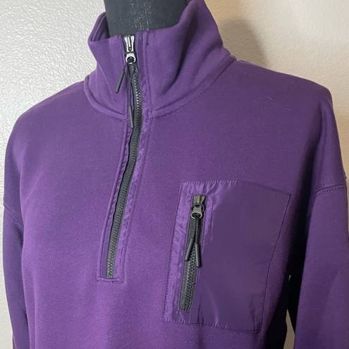 Peloton New Purple Uptown Pullover Sweater In XS