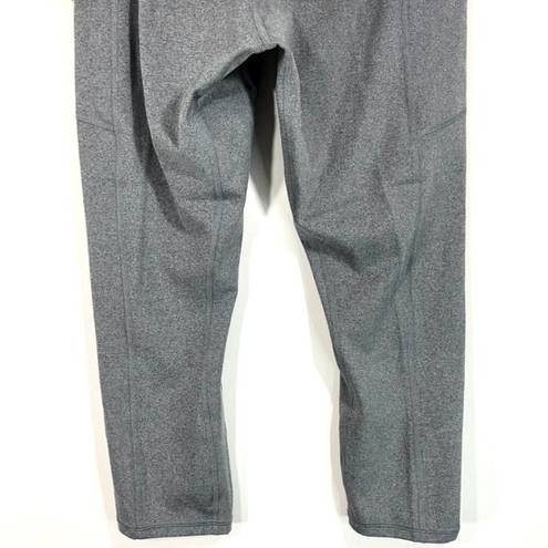 All In Motion New  High Waisted Capri Leggings Sculpted Crop Heather Grey