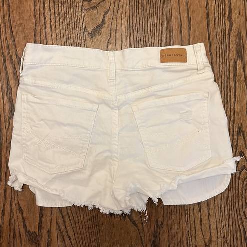 Aeropostale White high rise  shorts