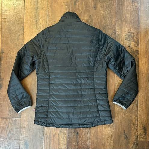 Charles River Apparel  black/grey puffer jacket, size M