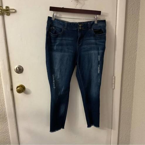 Ymi  Wanna Betta Butt Juniors Blue Jeans Size 15