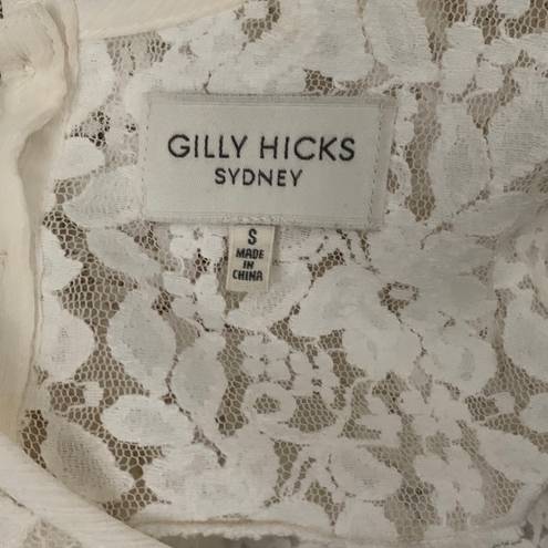 Gilly Hicks  Lace White Top