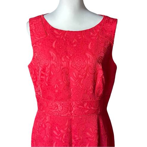 Preston & York  Carlita Lace Jacquard Two Piece Dress with Matching Jacket Sz 8