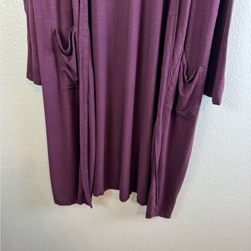 Torrid  Super Soft Jersey Knit Open Front Cardigan Duster Size 2