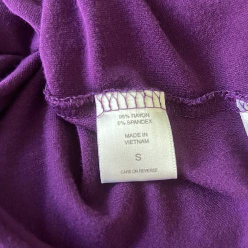 Krass&co NY& Purple Knit blouse top Small