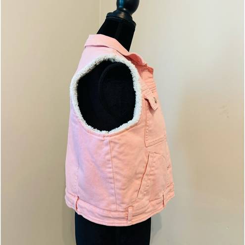 Celebrity Pink New!  Sherpa Vest Size M