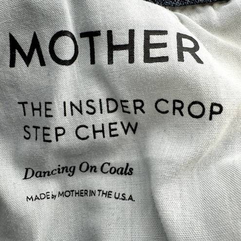 Mother The Insider Crop Step Chew Dancing On Coals Distressed Cropped Blue 28