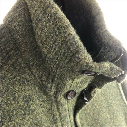 Banana Republic  Military Green Wool Blend Jacket